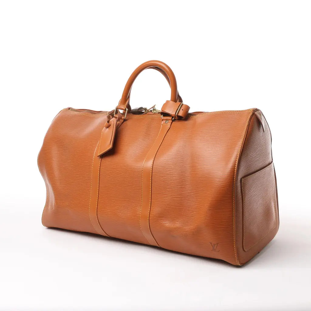 Louis Vuitton Epi Leather Keepall Travel Bag
