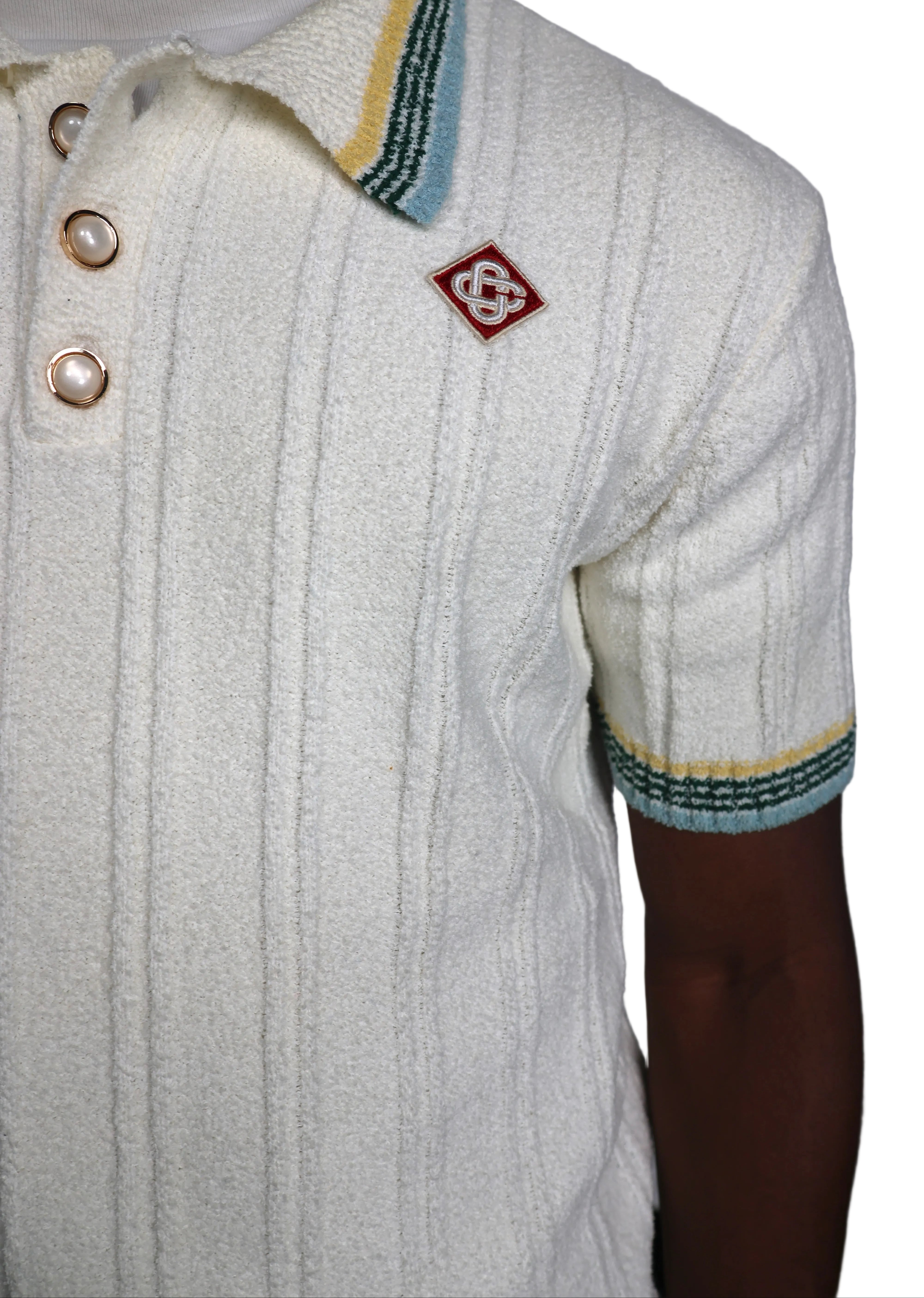 Albert Grønbæk – Casablanca Tennis Club Knit Polo / L