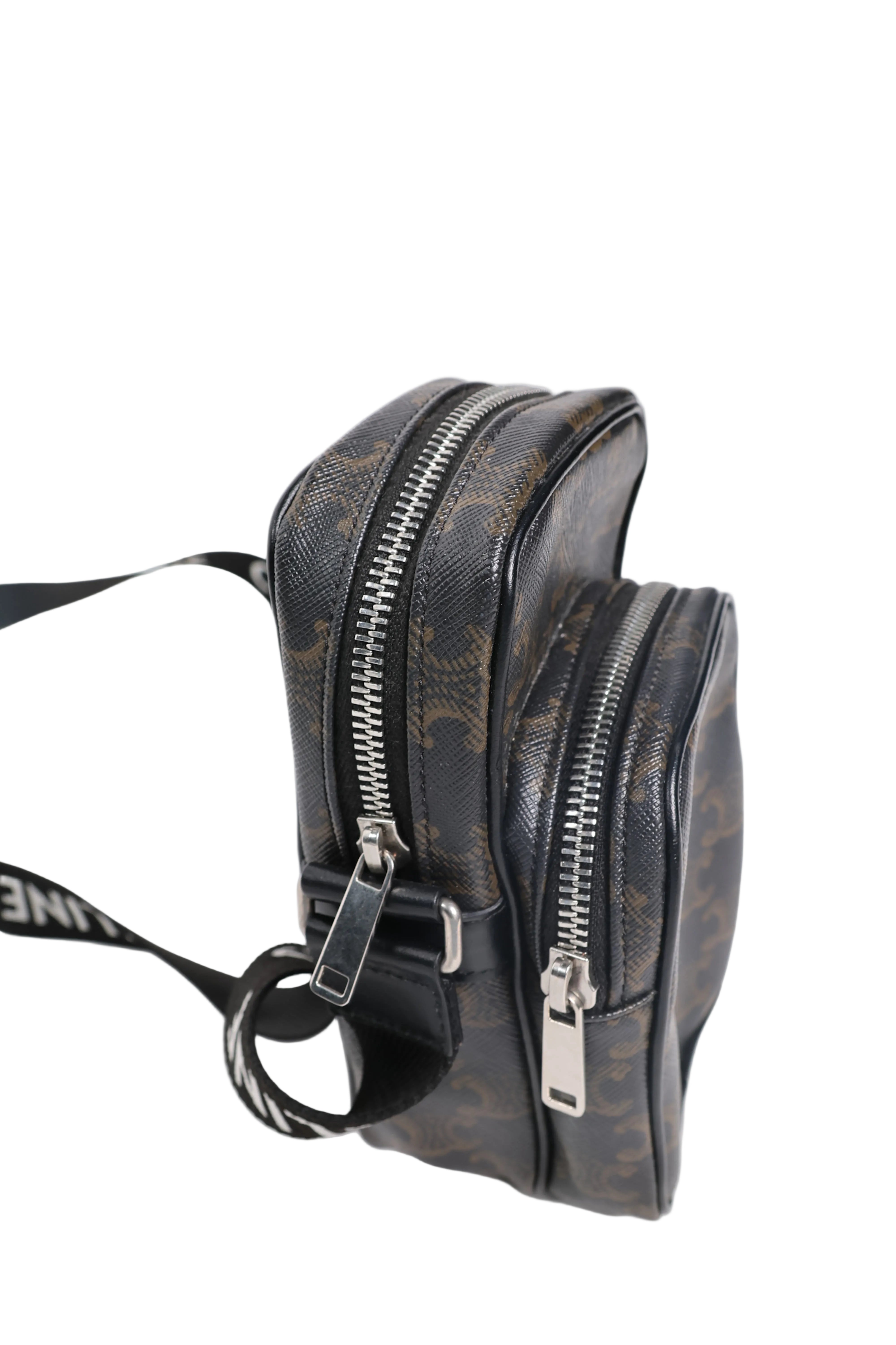 Emiliano Marcondes – Celine Triomphe Canvas Crossbody Bag / Onesize