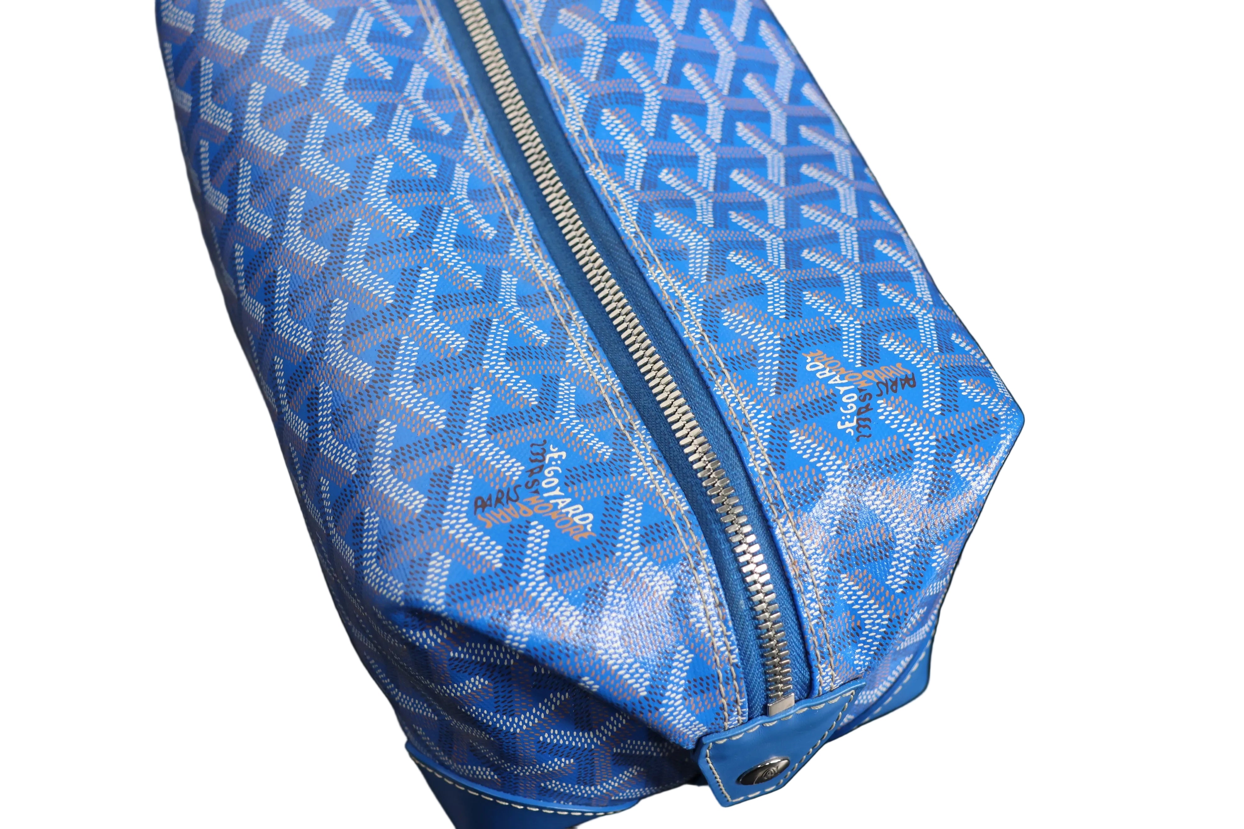Thomas Kristensen – Goyard Bowling 25 Sky Blue Toiletry Bag / Onesize