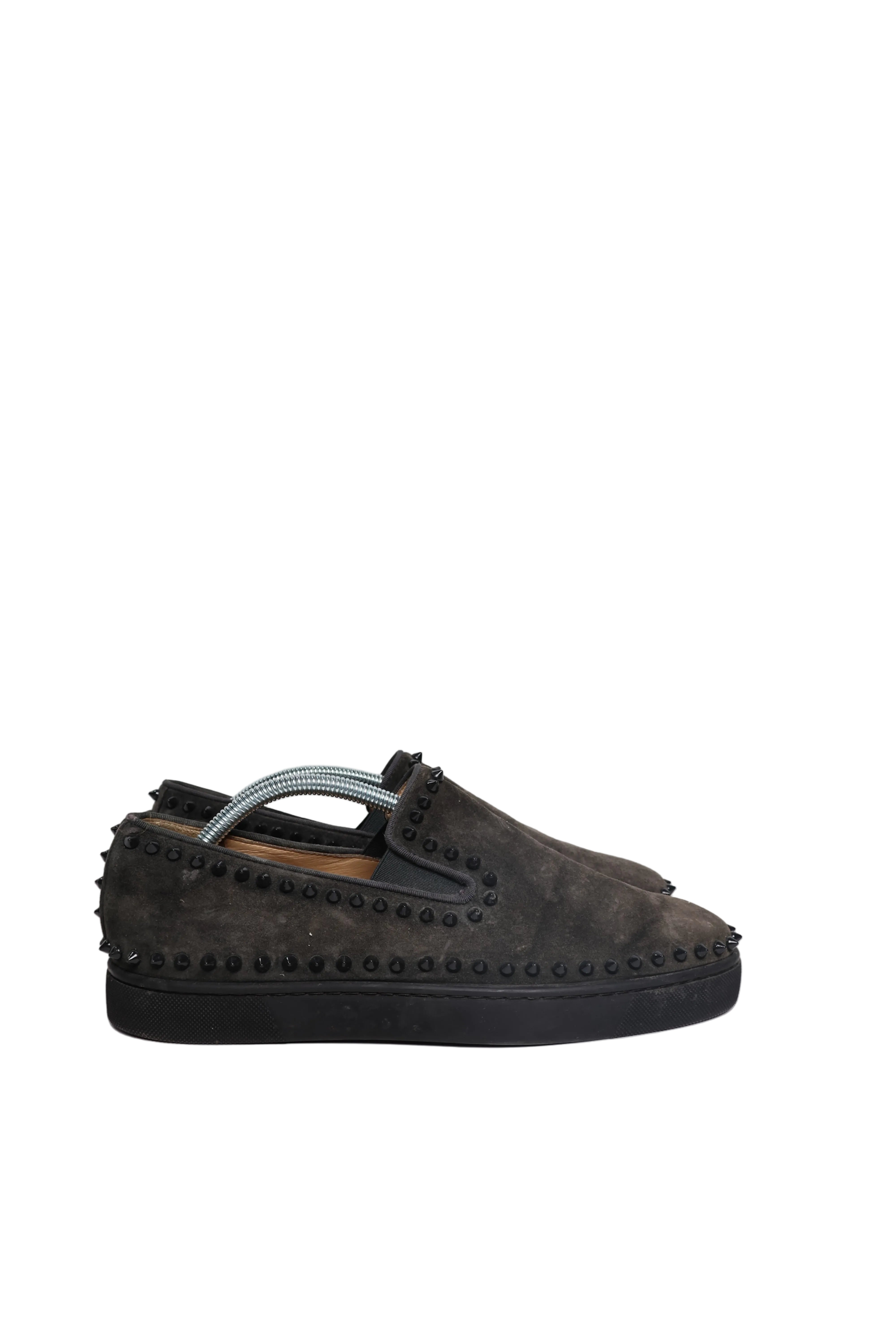 Emiliano Marcondes – Christian Louboutin Pik Boat Spike Slip-On / 42