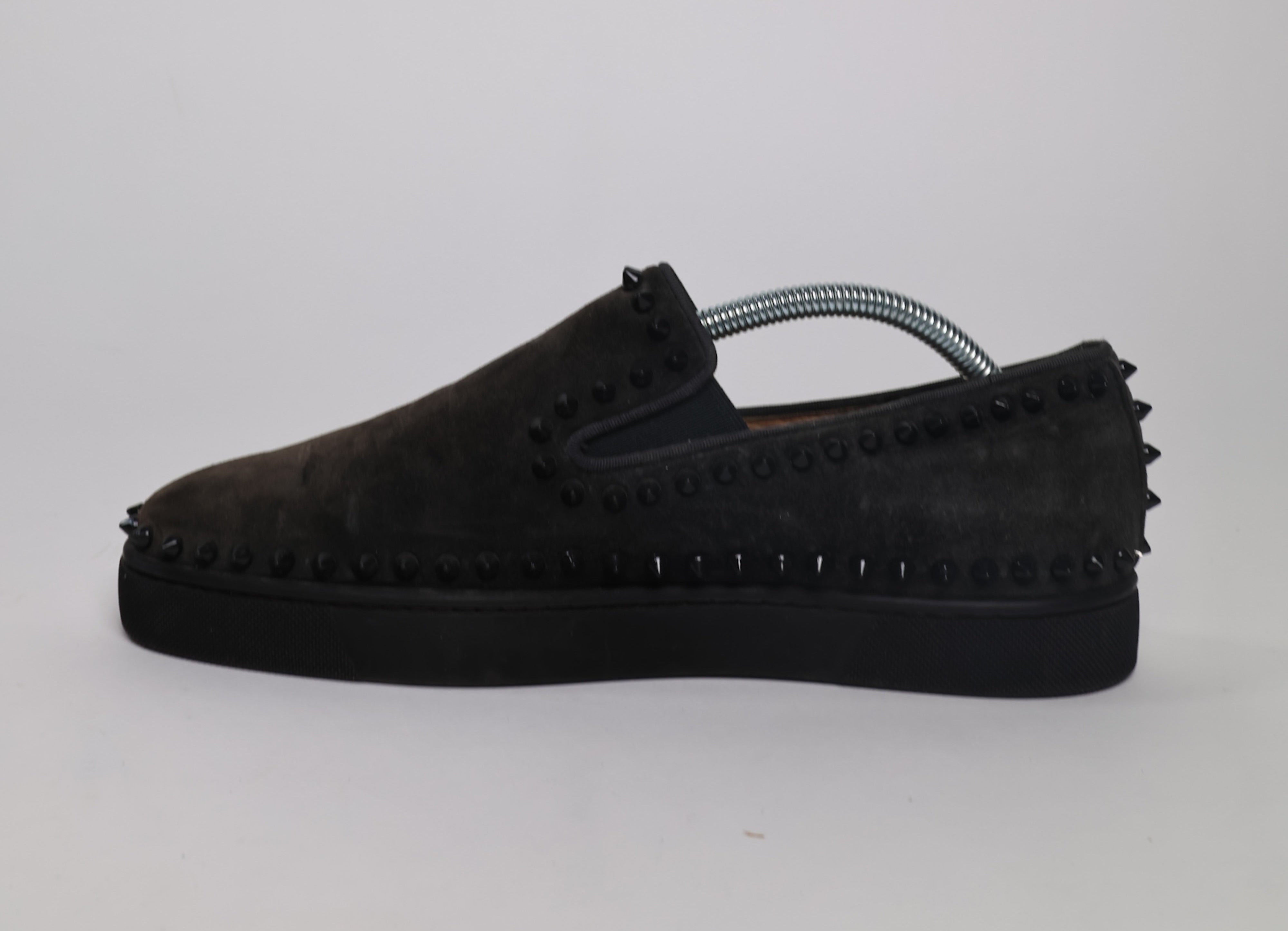 Emiliano Marcondes – Christian Louboutin Pik Boat Spike Slip-On / 42