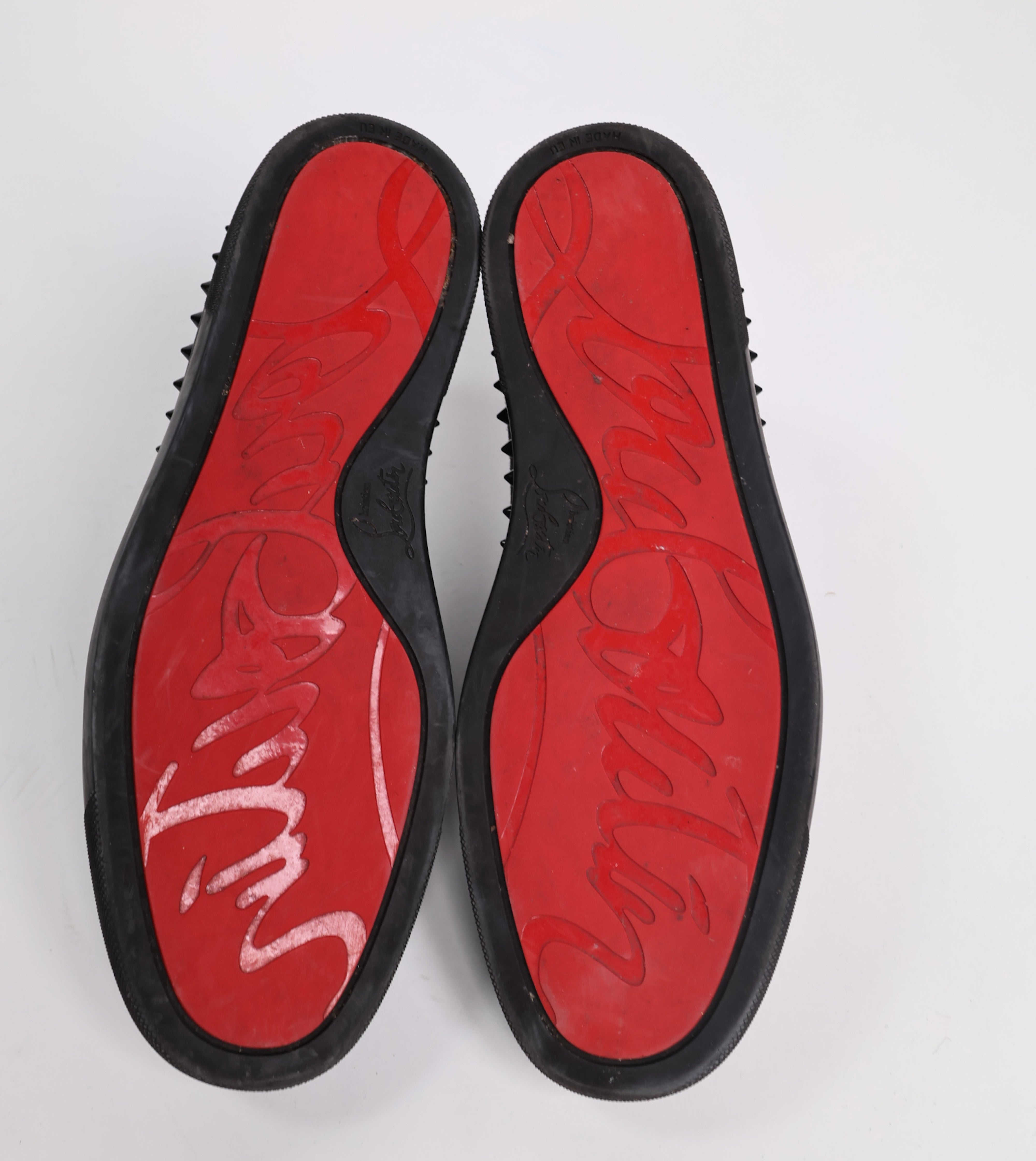 Emiliano Marcondes – Christian Louboutin Pik Boat Spike Slip-On / 42