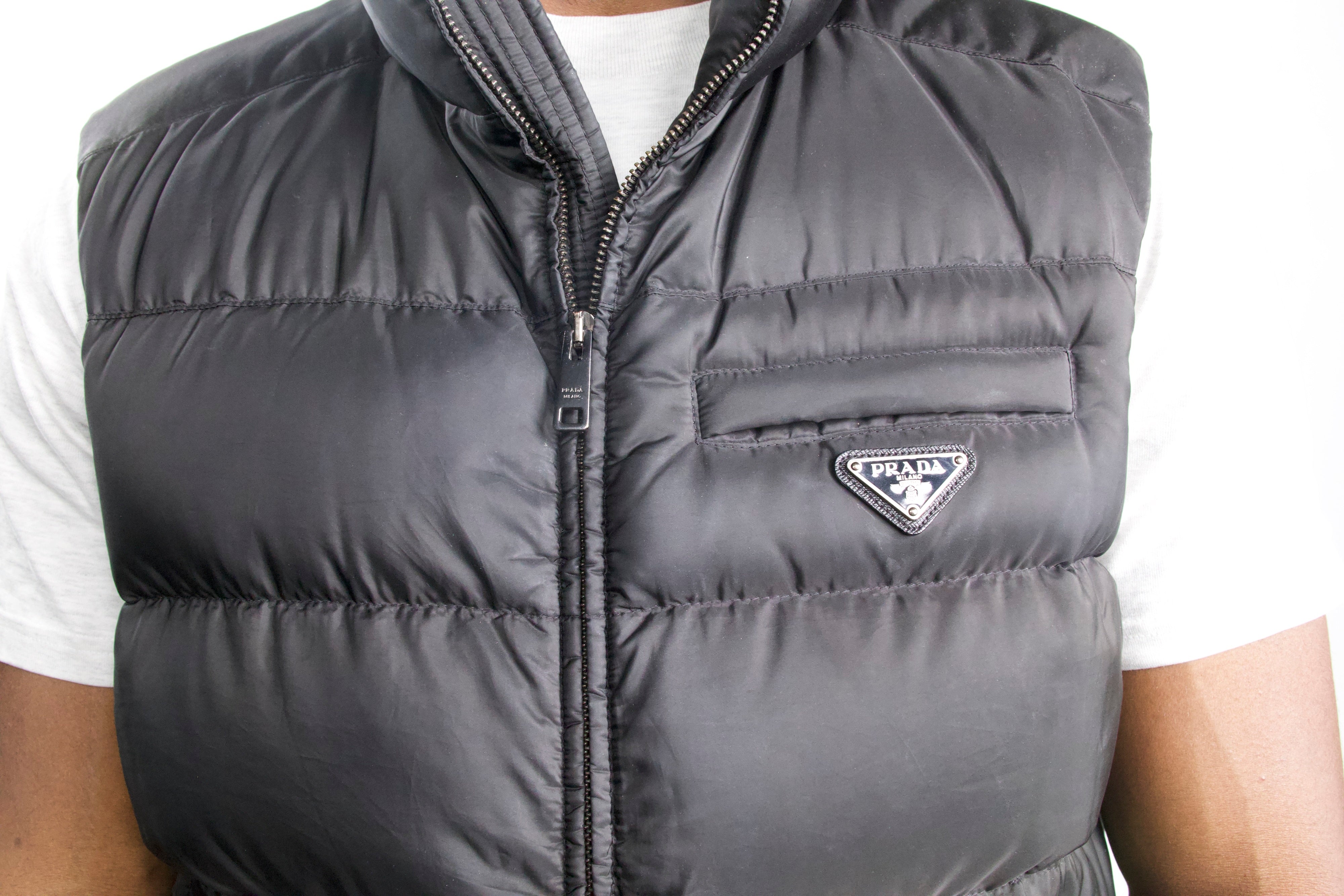 Wahid Faghir – Prada Padded Re-Nylon Vest / XL