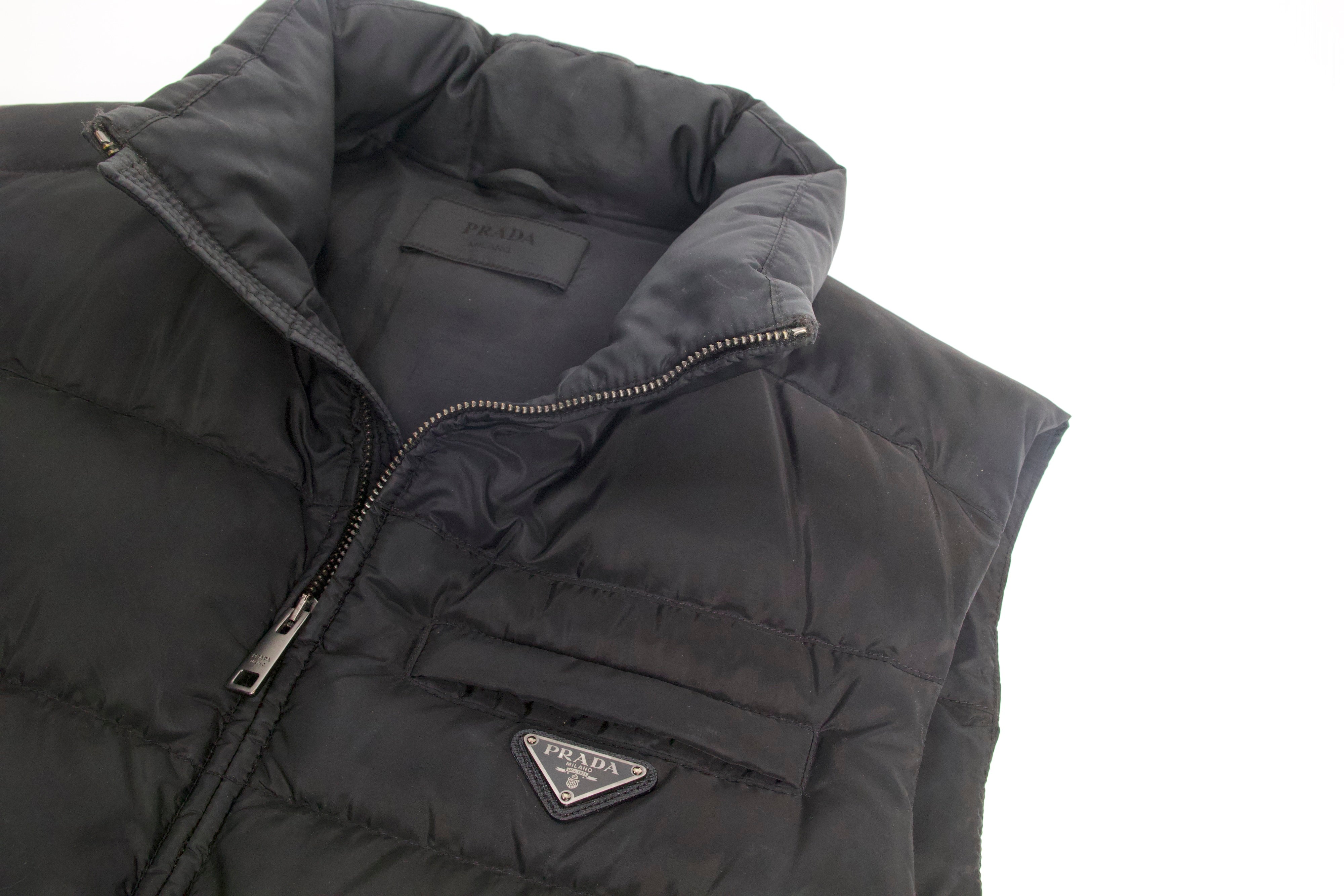 Wahid Faghir – Prada Padded Re-Nylon Vest / XL