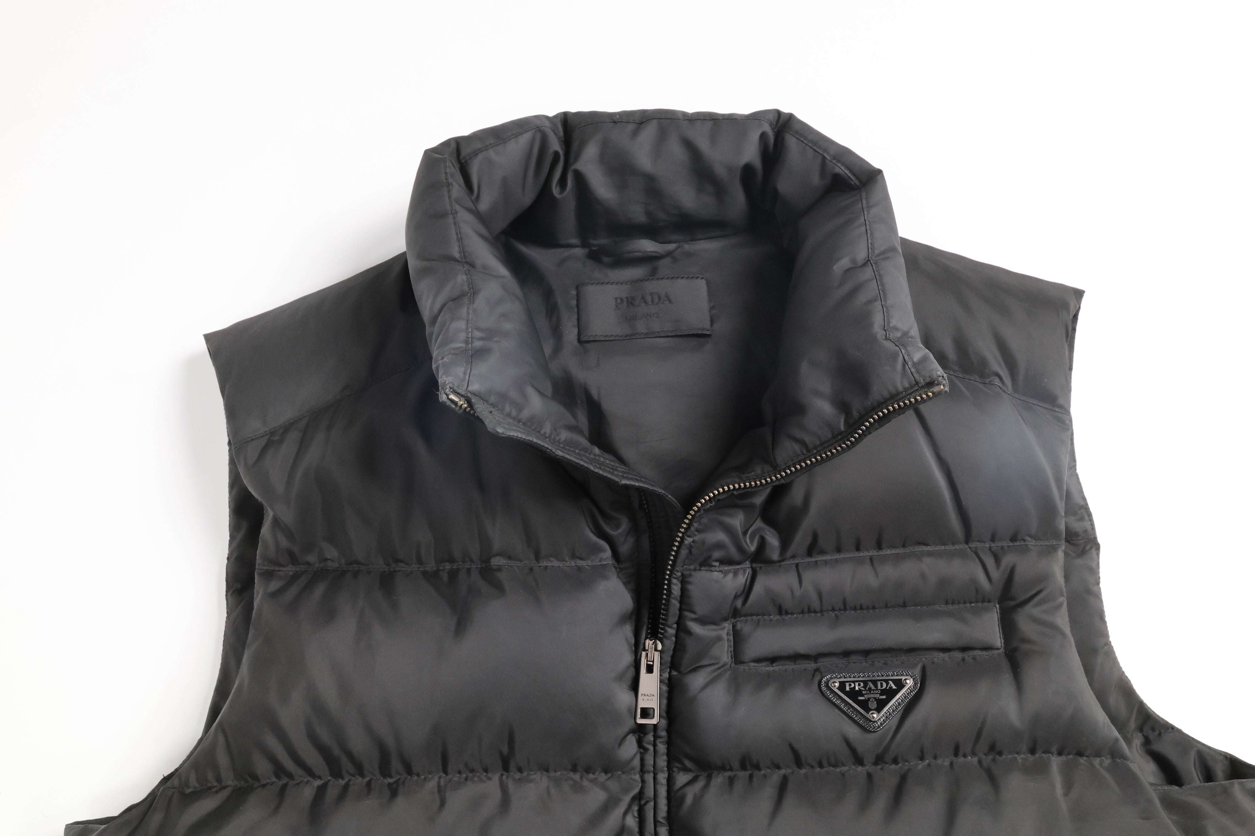 Wahid Faghir – Prada Padded Re-Nylon Vest / XL