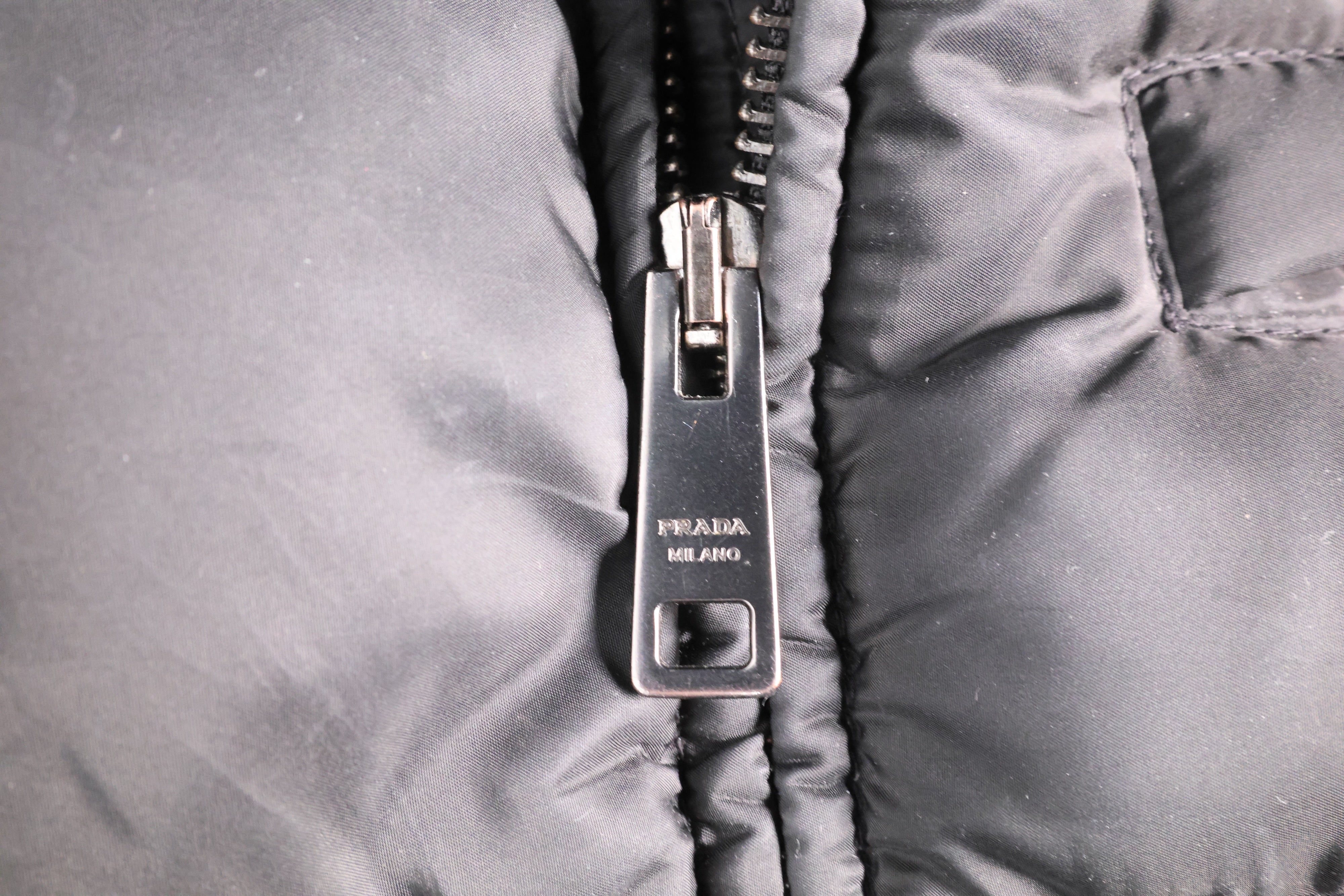 Wahid Faghir – Prada Padded Re-Nylon Vest / XL