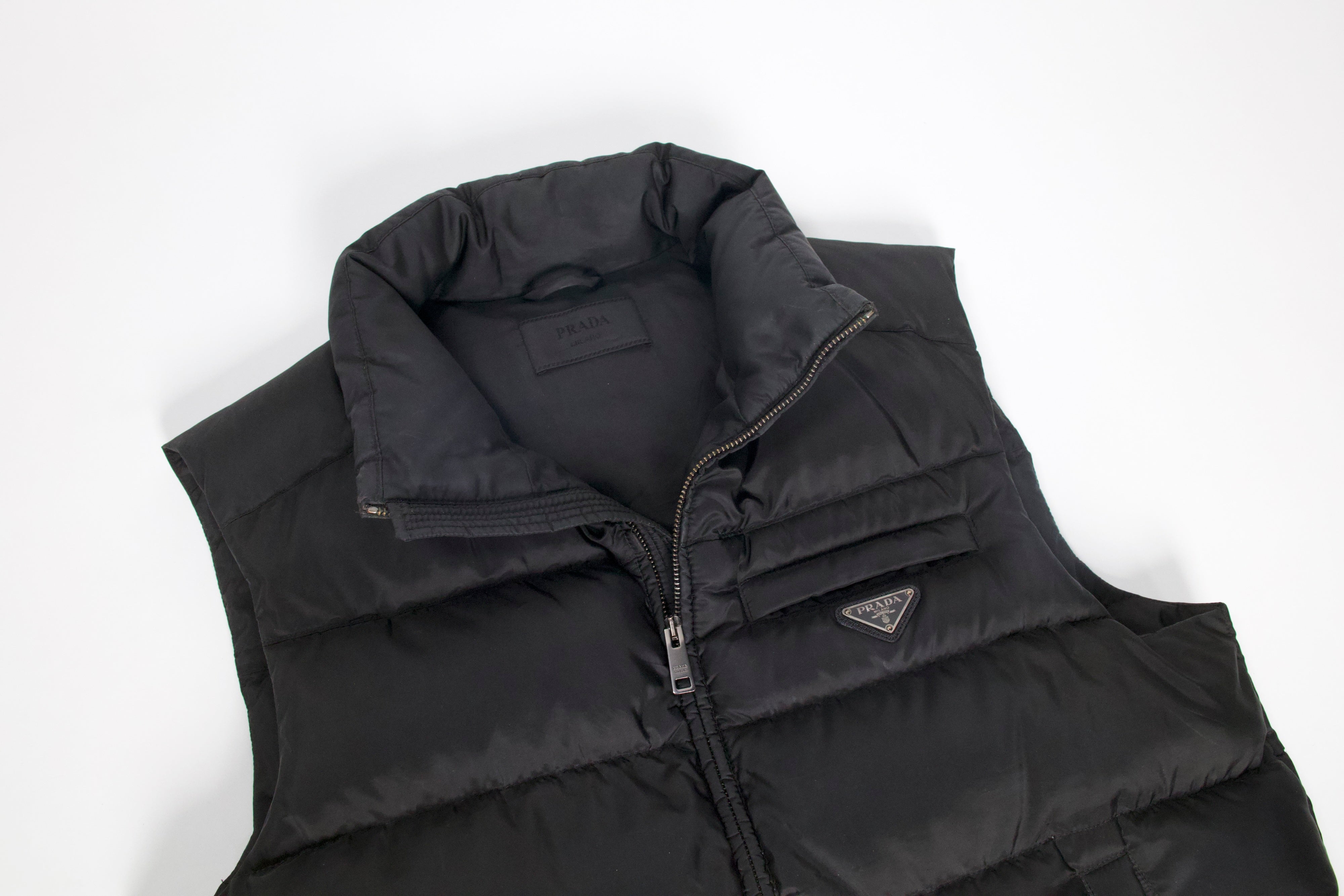 Wahid Faghir – Prada Padded Re-Nylon Vest / XL