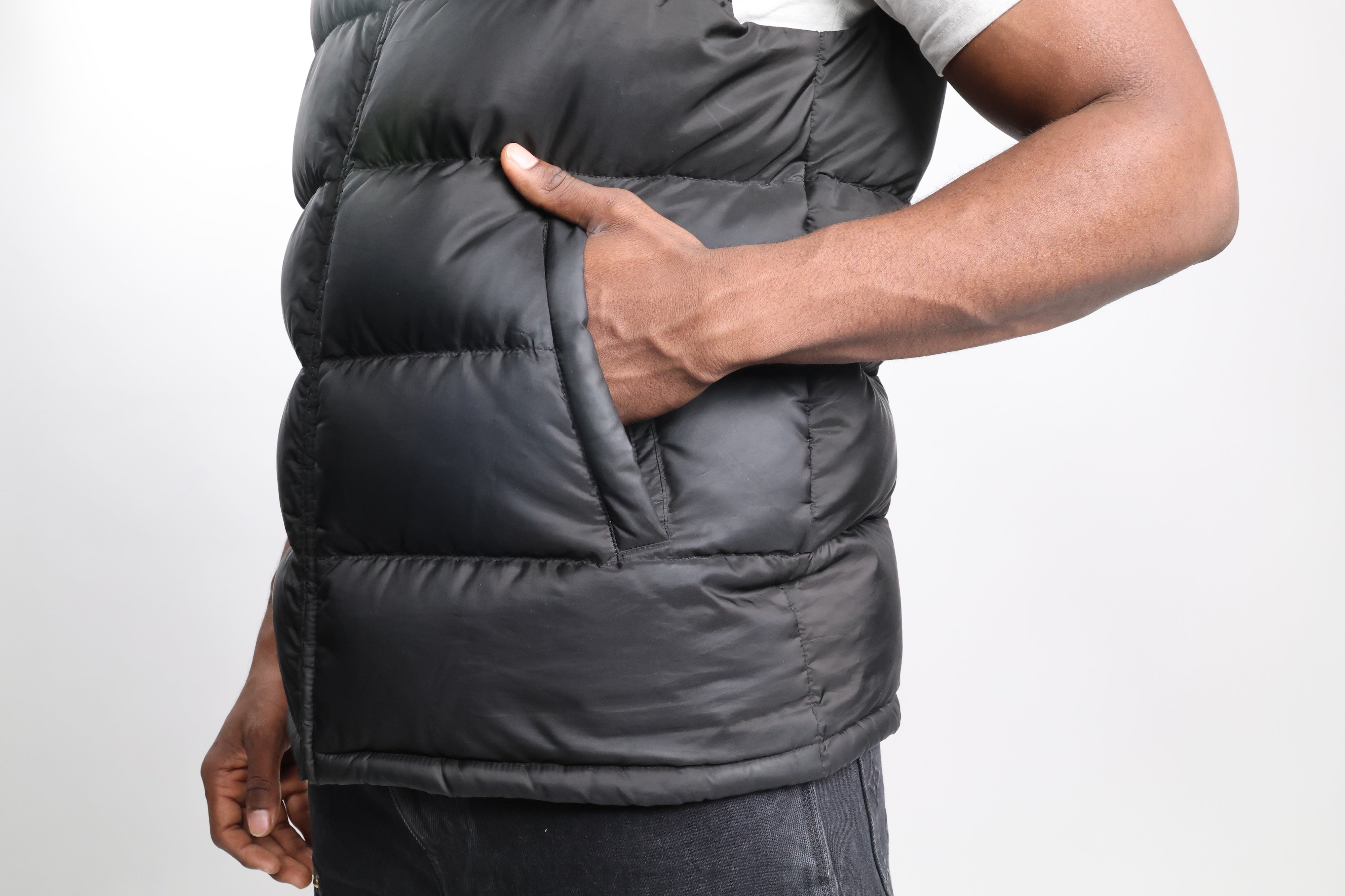 Wahid Faghir – Prada Padded Re-Nylon Vest / XL