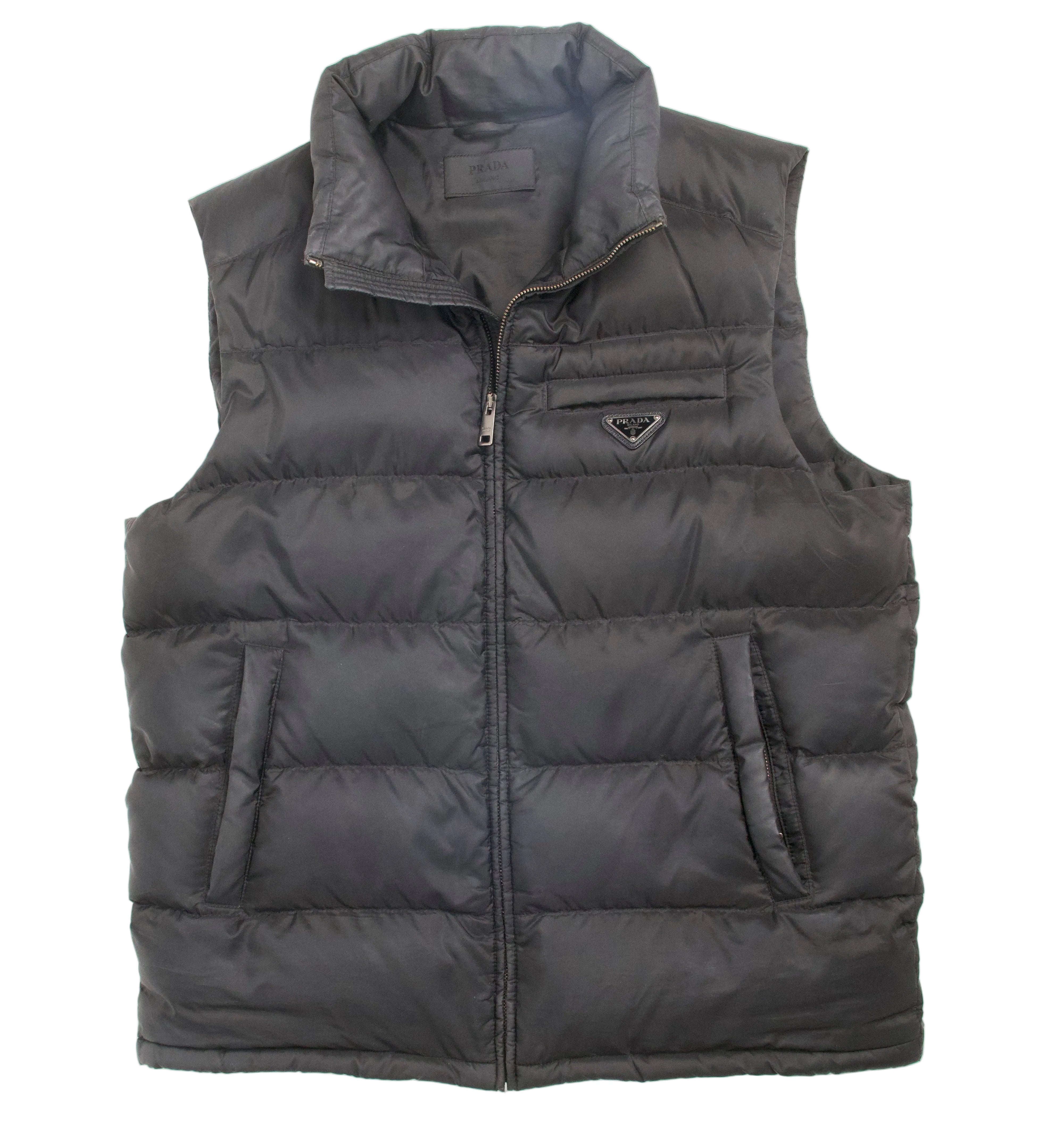 Wahid Faghir – Prada Padded Re-Nylon Vest / XL