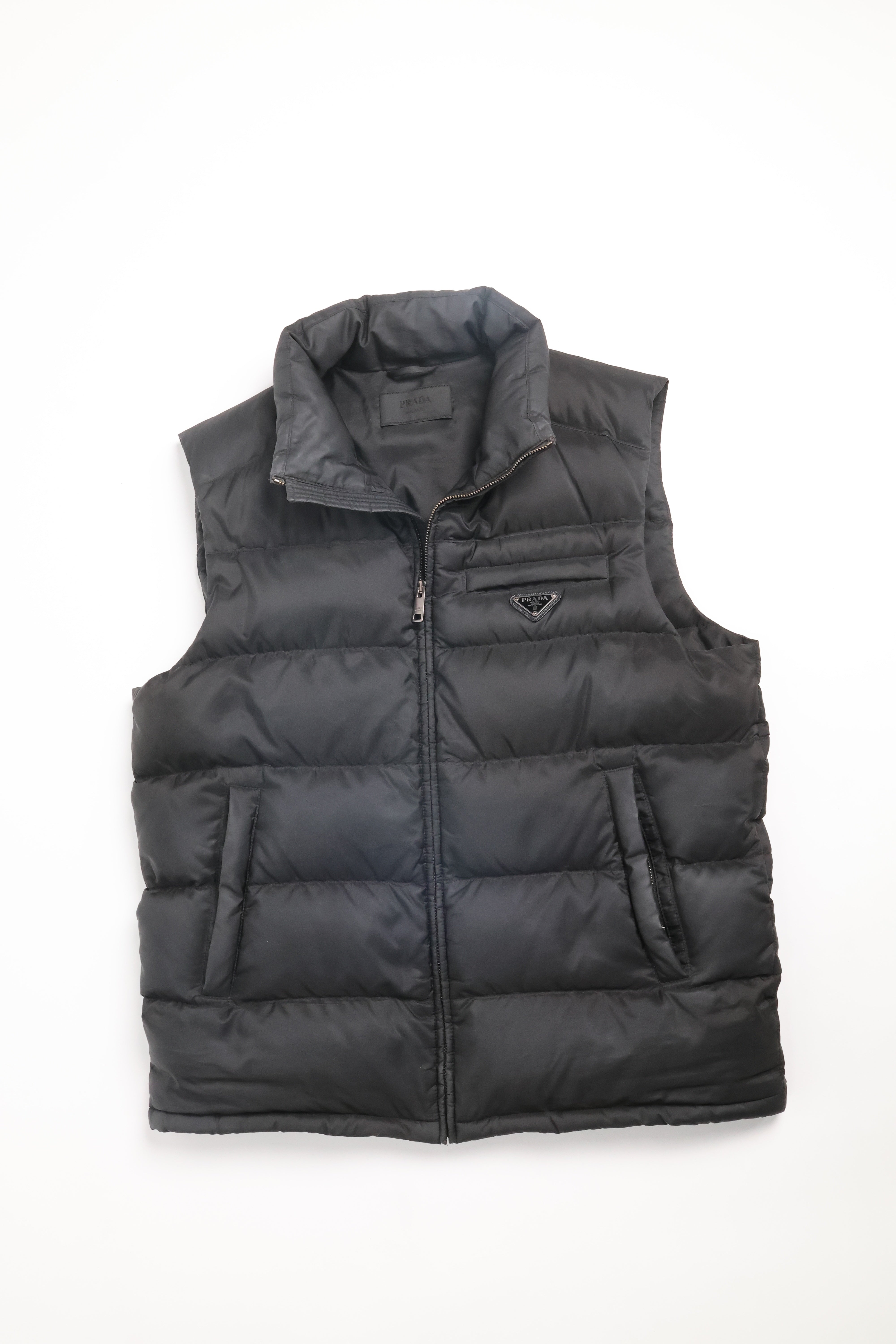 Wahid Faghir – Prada Padded Re-Nylon Vest / XL