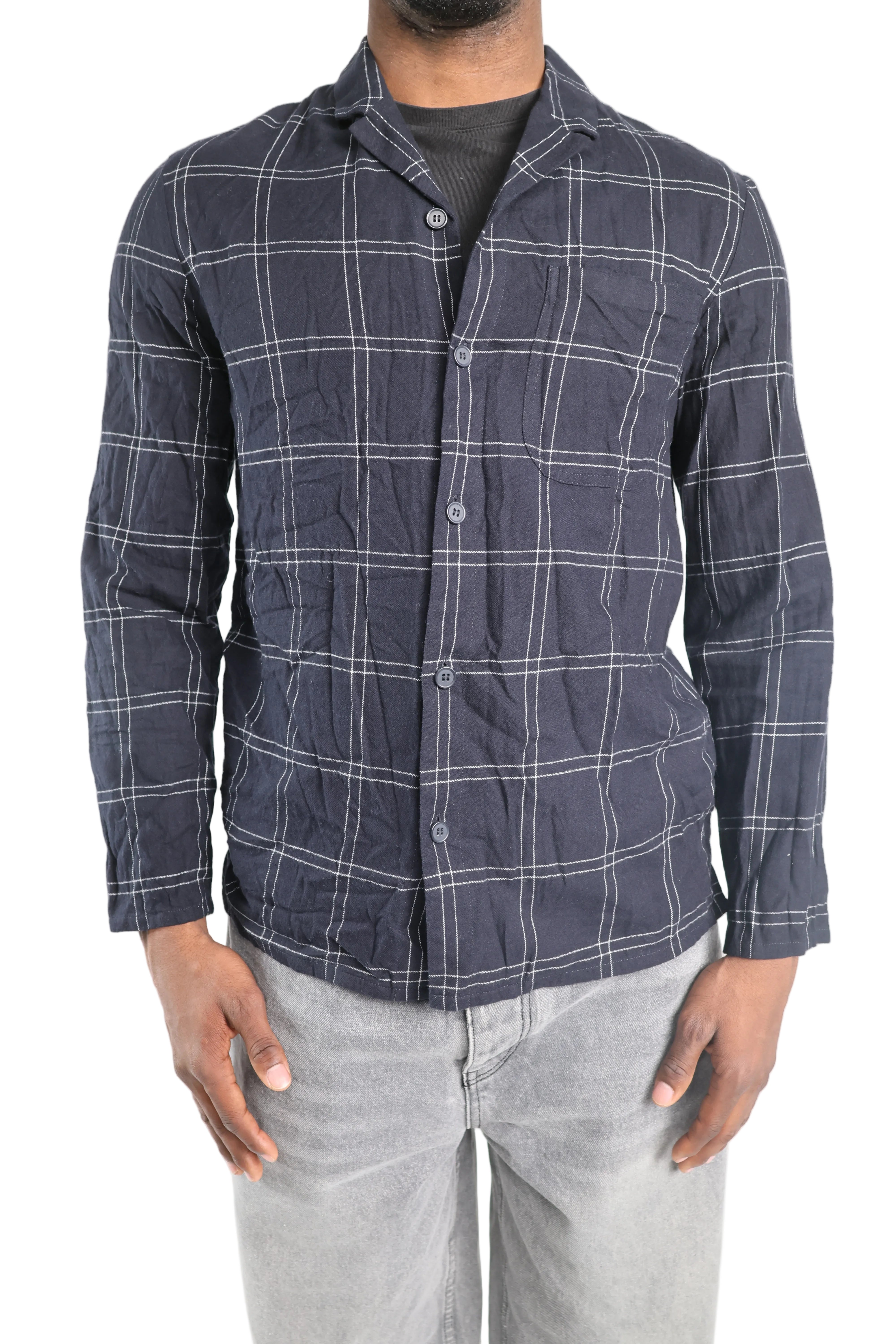 Emiliano Marcondes – COS Windowpane Check Shirt / S