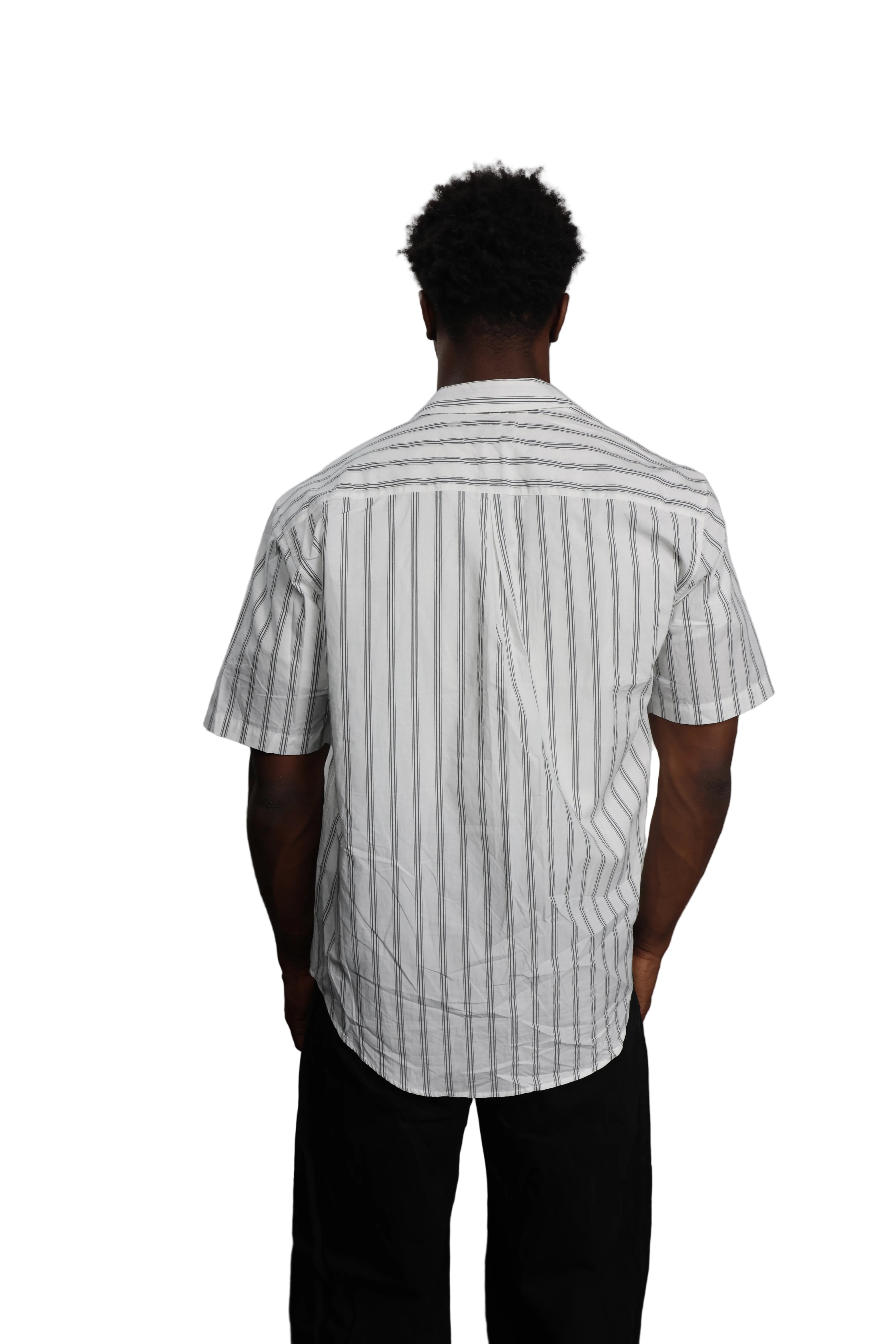 Albert Grønbæk – Stussy Striped Button-Up / S-Oversized