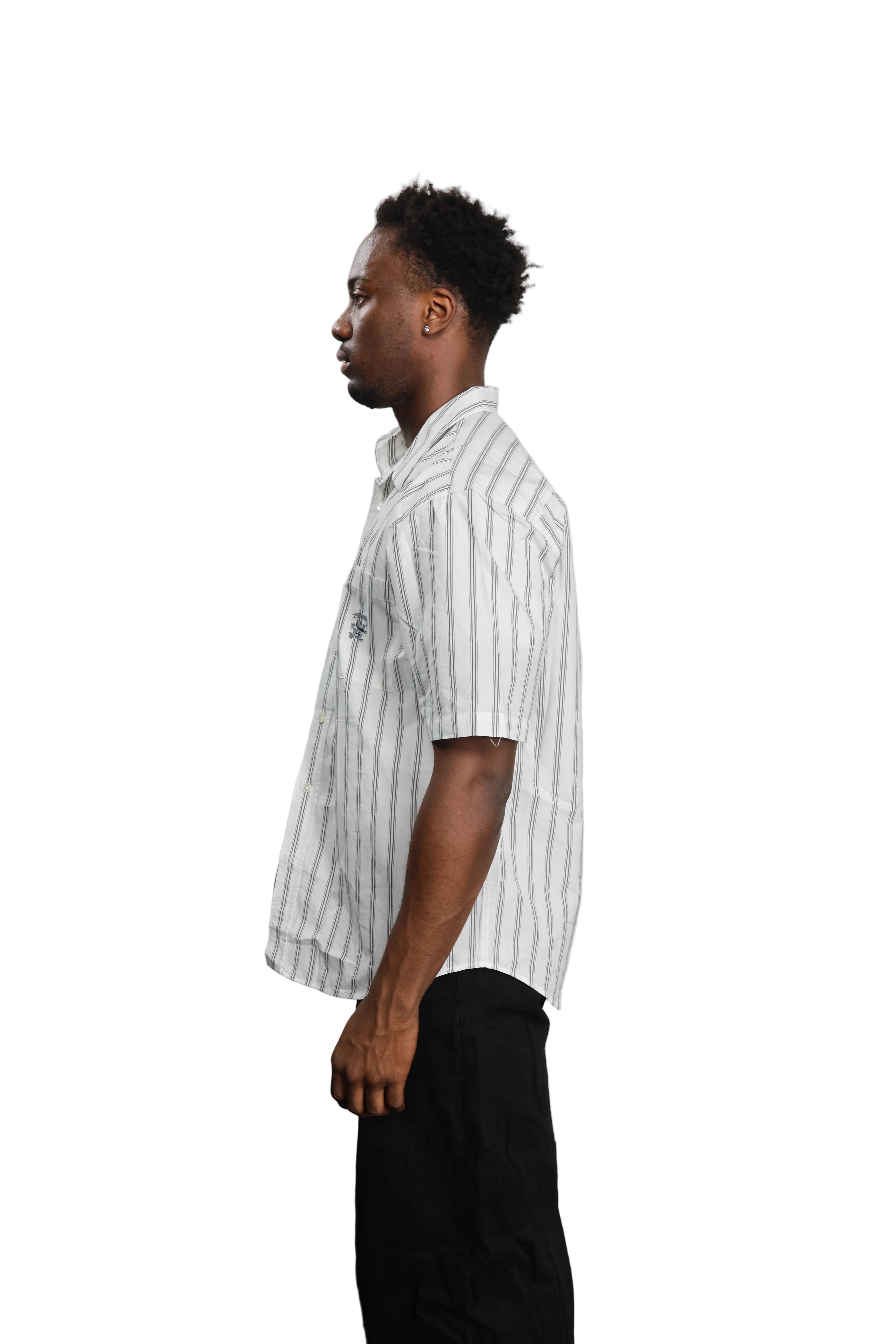 Albert Grønbæk – Stussy Striped Button-Up / S-Oversized