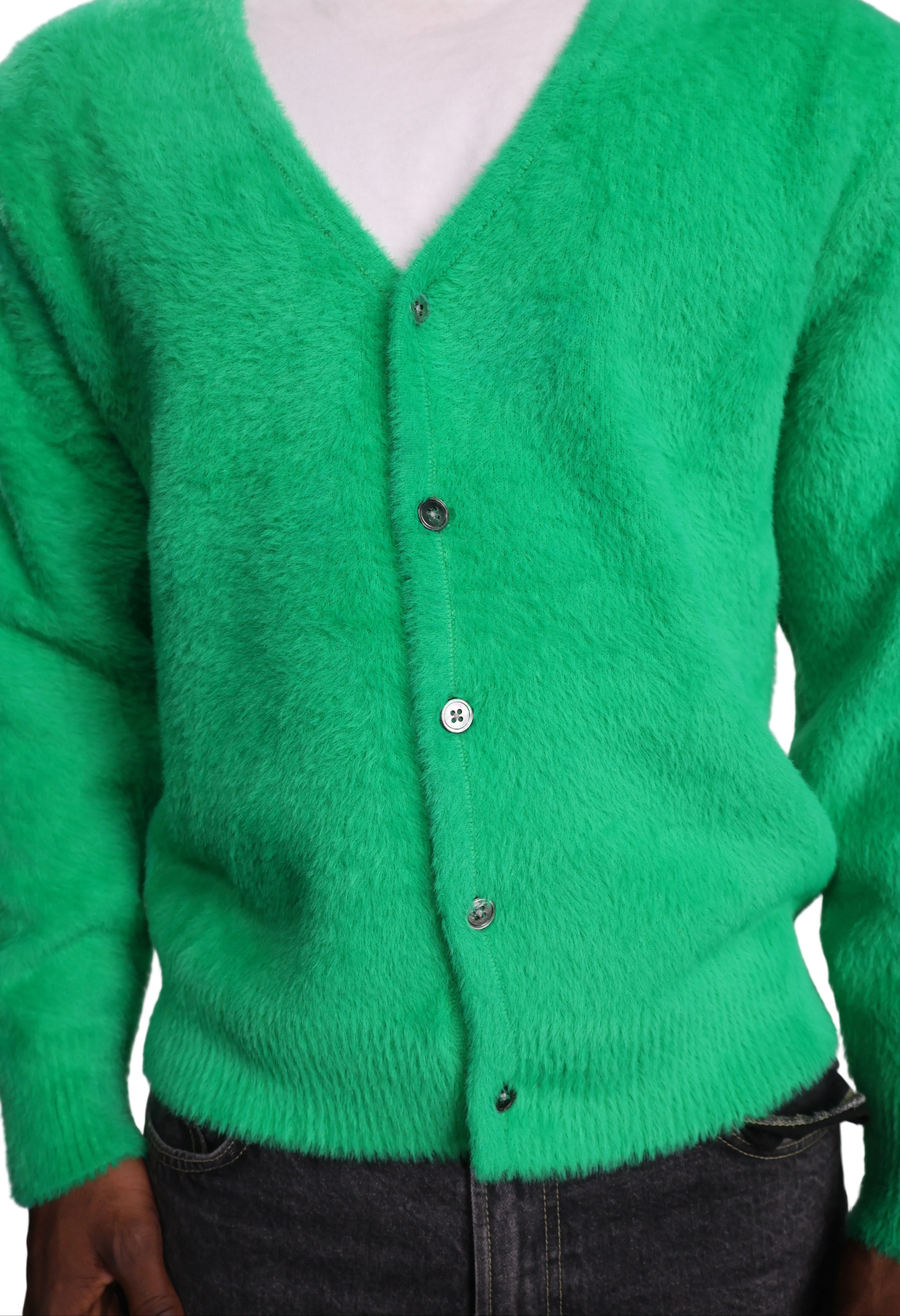 Albert Grønbæk – Stüssy Shaggy Fuzzy Cardigan / M