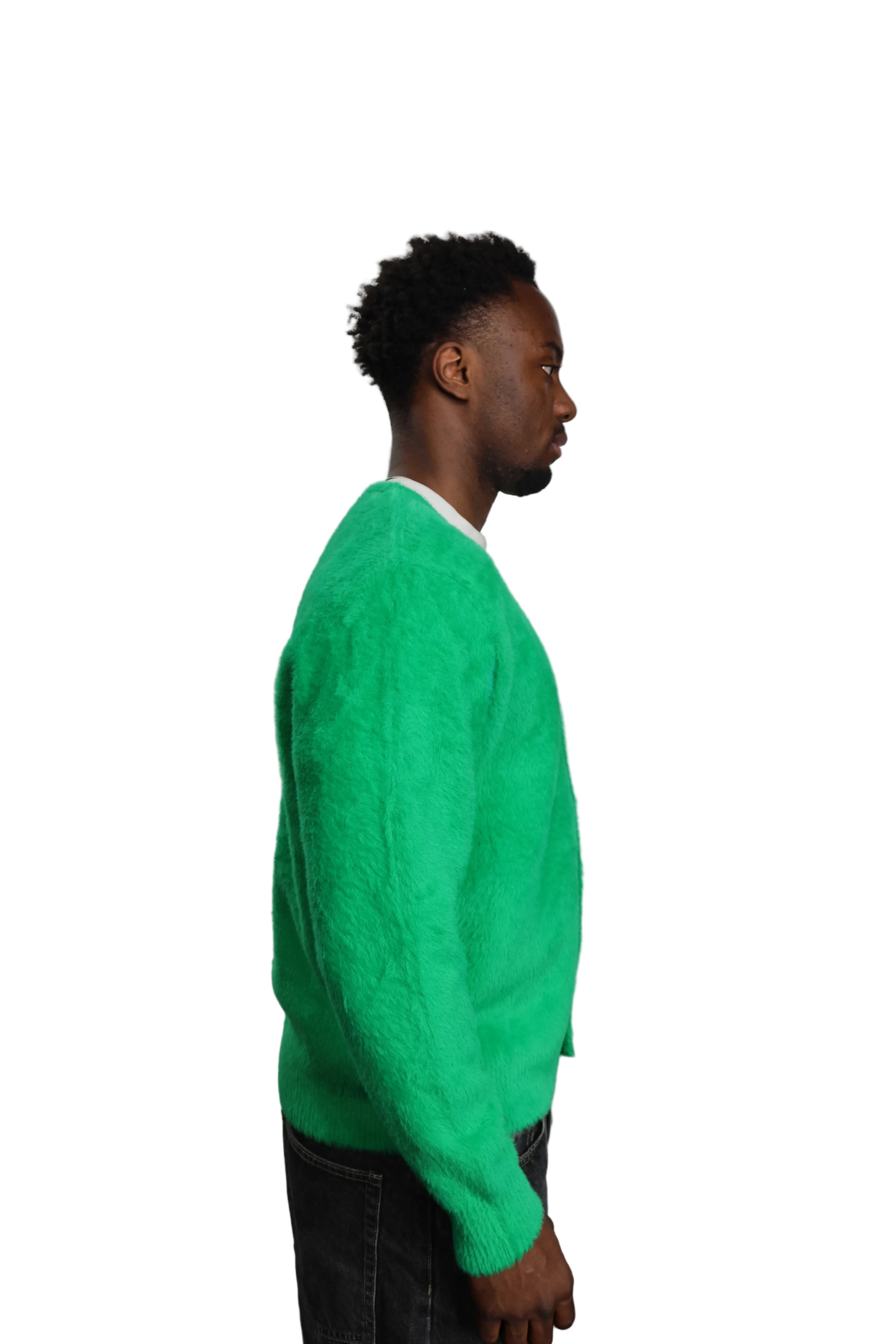 Albert Grønbæk – Stüssy Shaggy Fuzzy Cardigan / M
