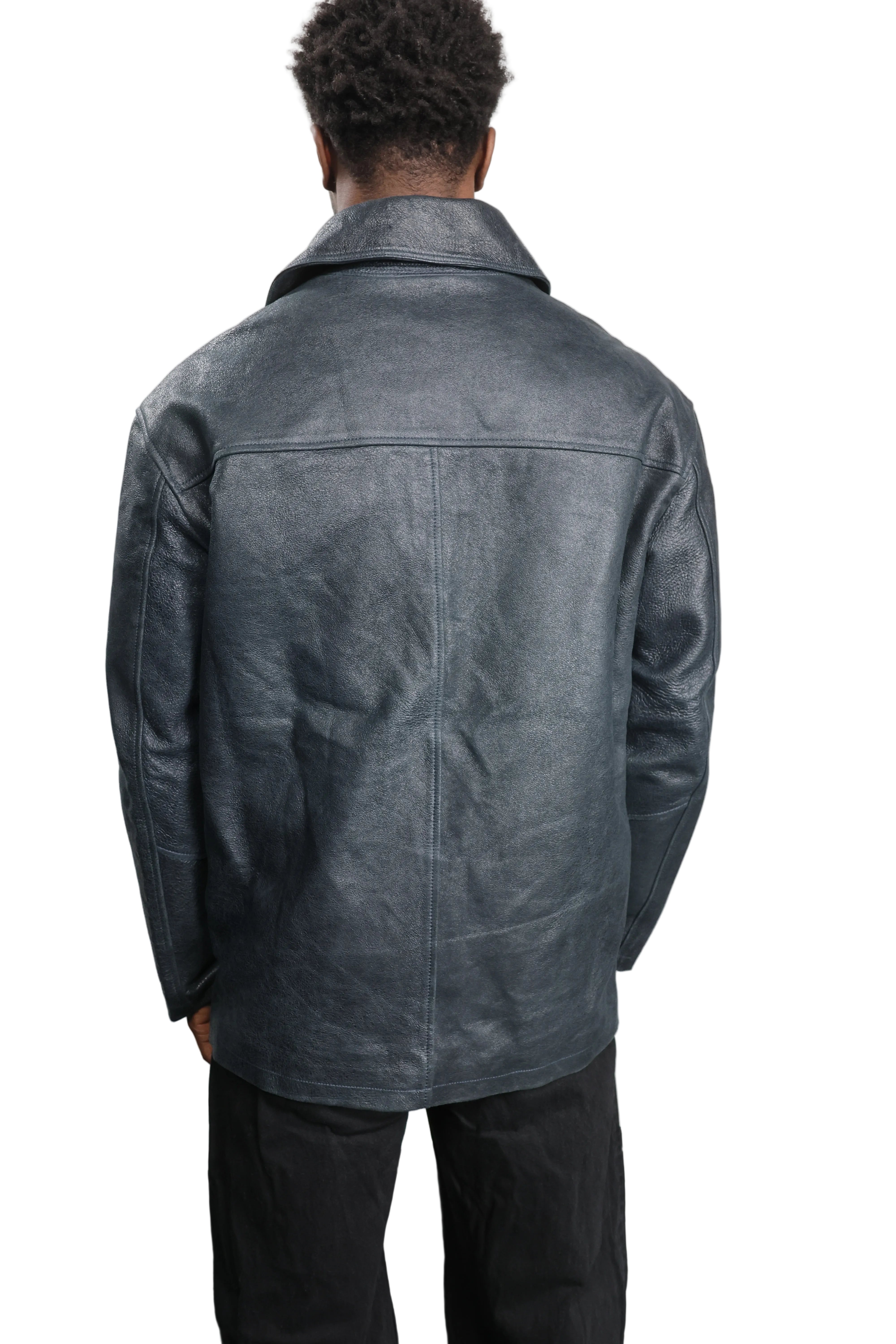 Albert Grønbæk – Wood Wood Faux Leather Jacket / L