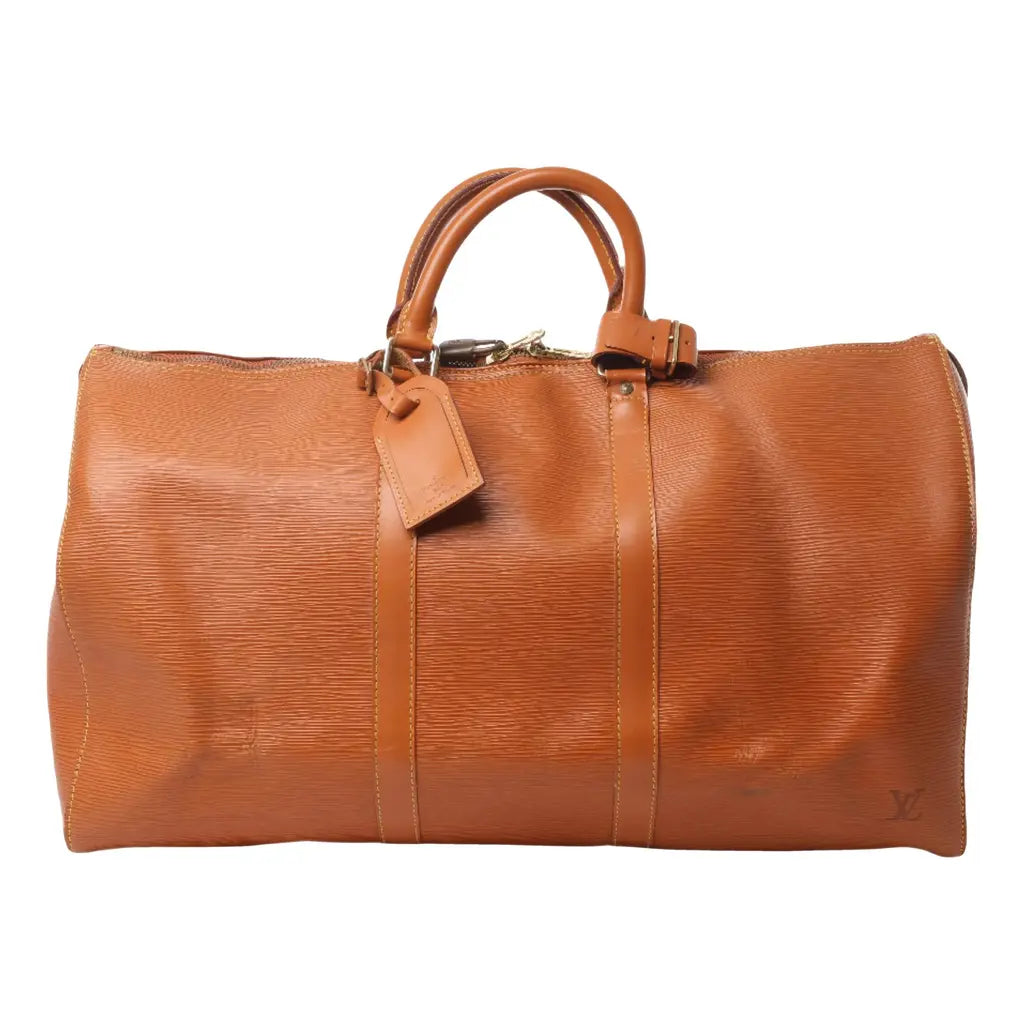 Louis Vuitton Epi Leather Keepall Travel Bag