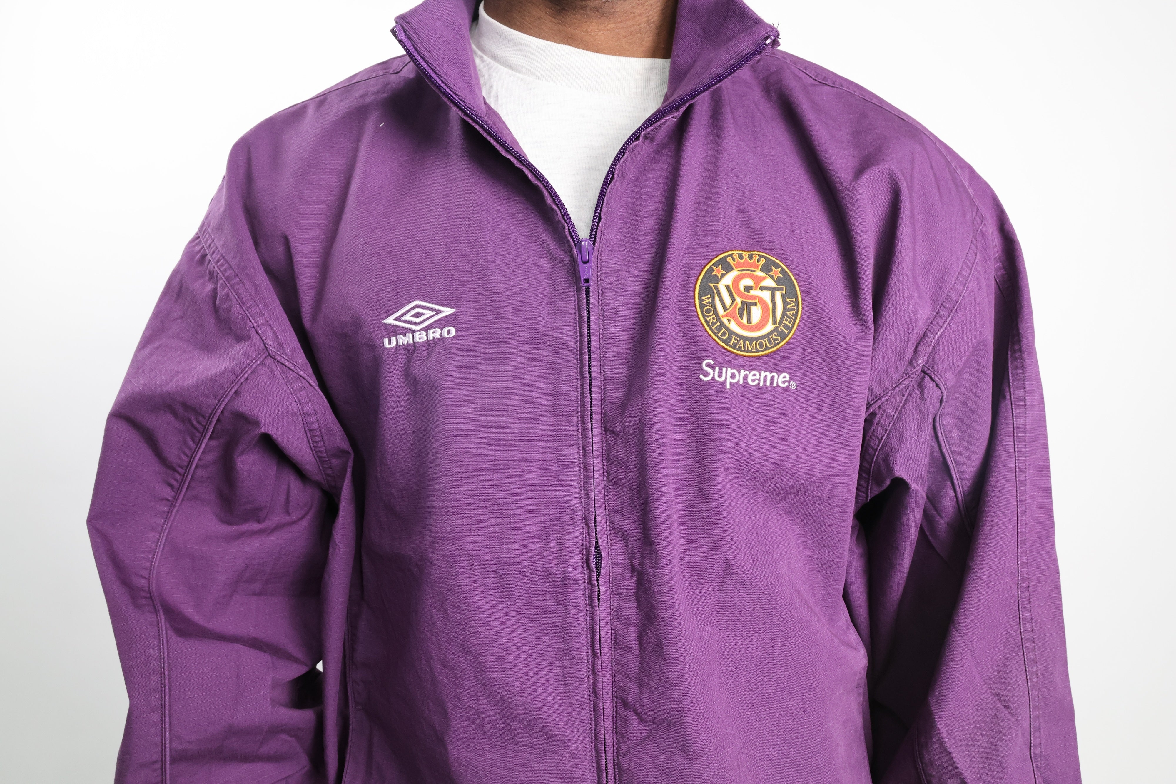 Wahid Faghir – Supreme x Umbro Zip-Up Track Jacket / L